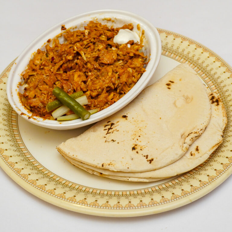 Mexican Chicken Shawarma On Plate